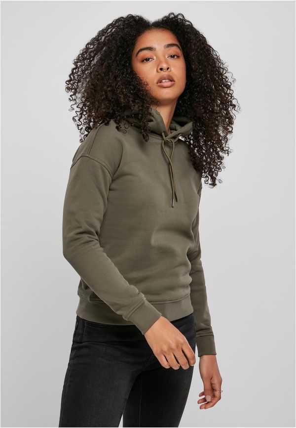 Urban Classics Women's Organic Olive Hooded Jacket