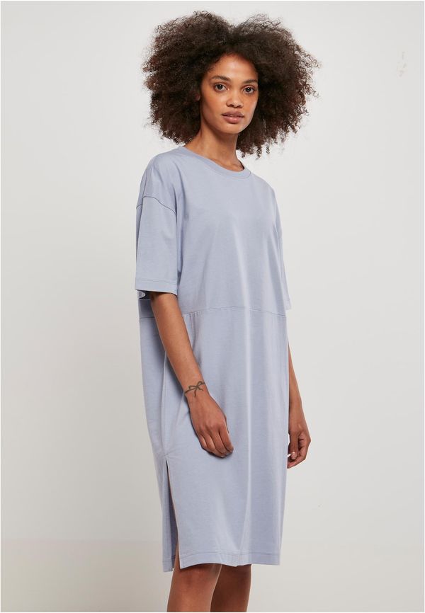 UC Ladies Women's organic oversized T-shirt with slit violablue