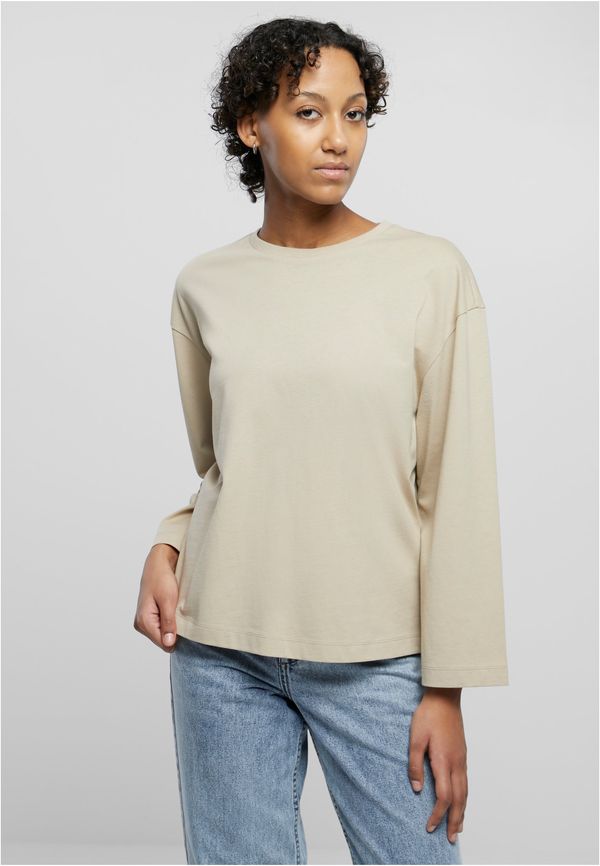 Urban Classics Women's Organic Oversized Wet Sand Long Sleeve