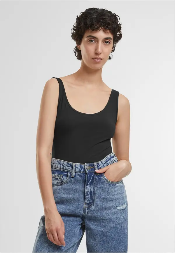 Urban Classics Women's Organic Tank Top Black