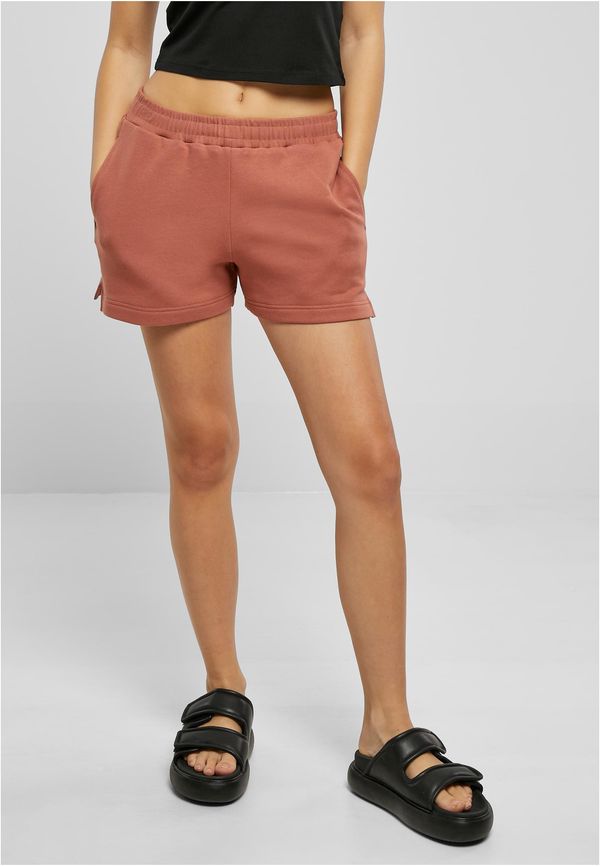 Urban Classics Women's organic terracotta terry shorts