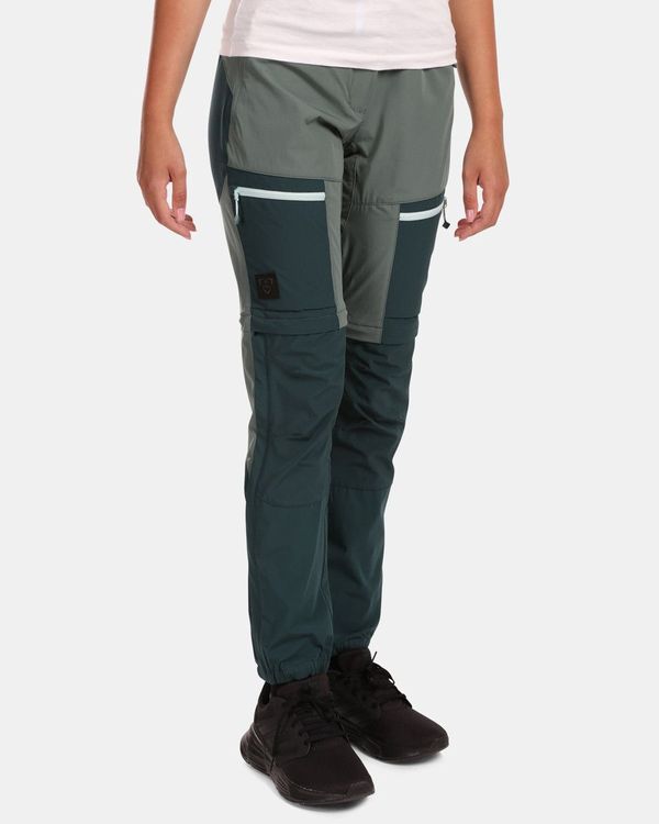 Kilpi Women's outdoor detachable trousers Kilpi HOSIO-W Dark green