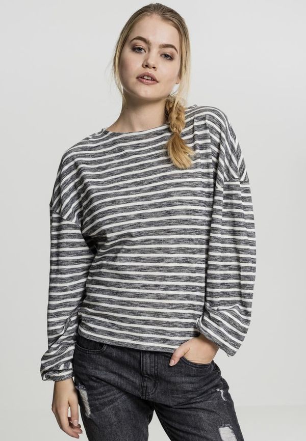 UC Ladies Women's oversize jumper with black/white stripes