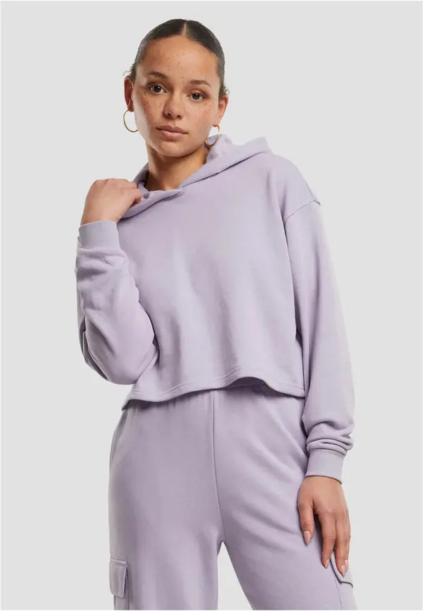 Urban Classics Women's Oversized Hoodie Light Terry - Purple