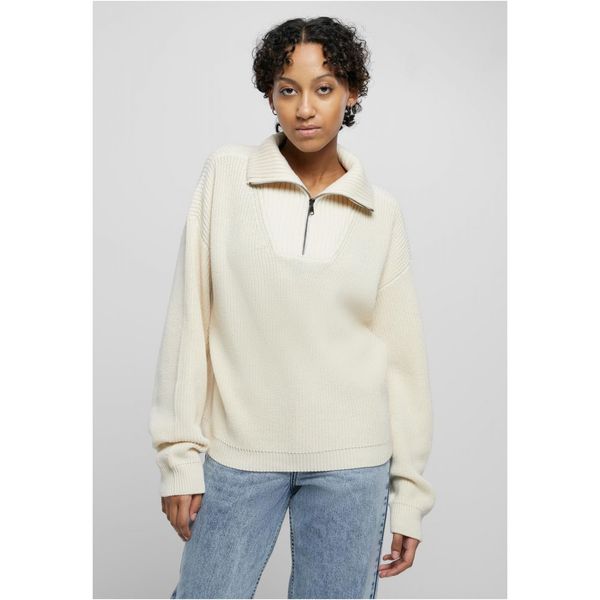 Urban Classics Women's oversized troyer knit - sand