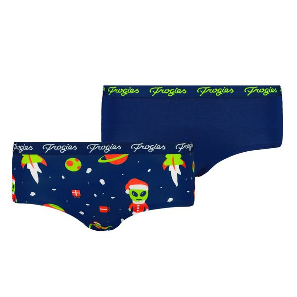 Frogies Women's panties Aliens 2P Frogies Christmas