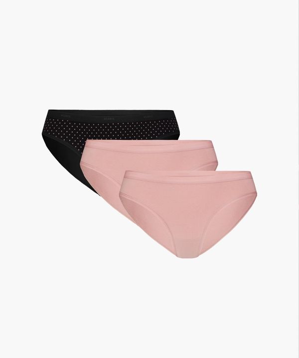 Atlantic Women's Panties ATLANTIC 3Pack - black/pink