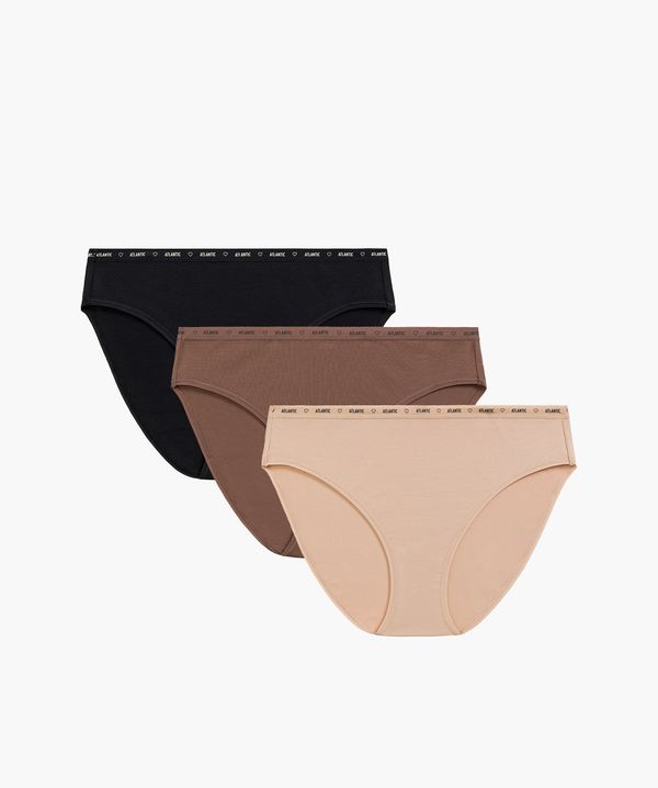 Atlantic Women's panties ATLANTIC high sport leg 3Pack - multicolored