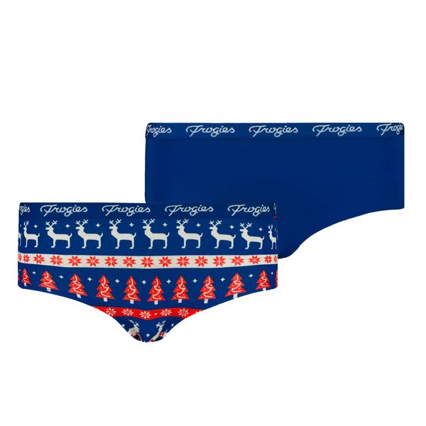 Frogies Women's panties Winter classic 2P Frogies Christmas