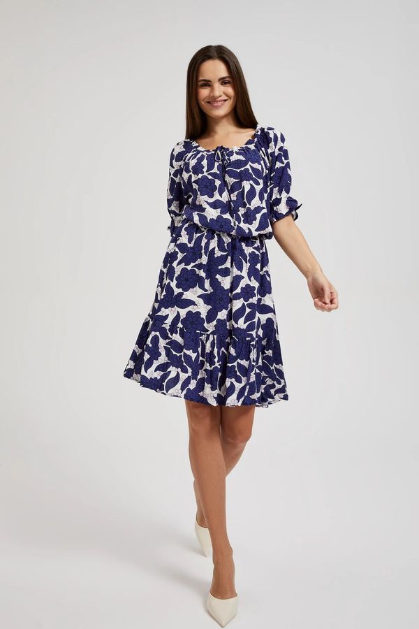 Moodo Women's patterned dress MOODO - purple