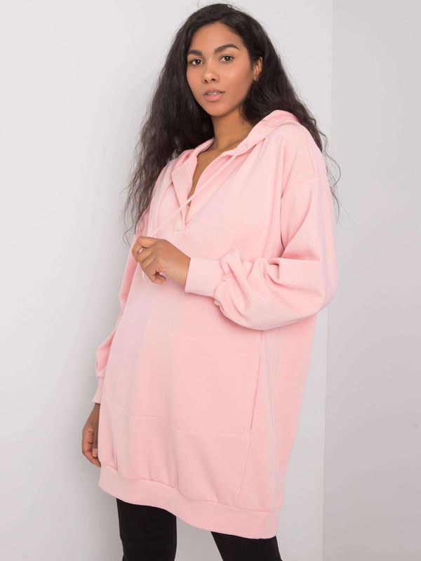 Fashionhunters Women's pink hoodie