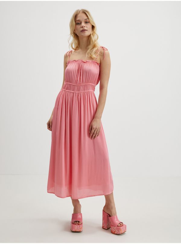 Vero Moda Women's pink maxi dress VERO MODA Helyn - Women