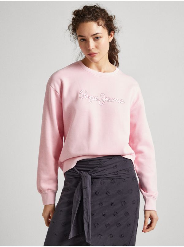 Pepe Jeans Women's pink sweatshirt Pepe Jeans Lana - Women