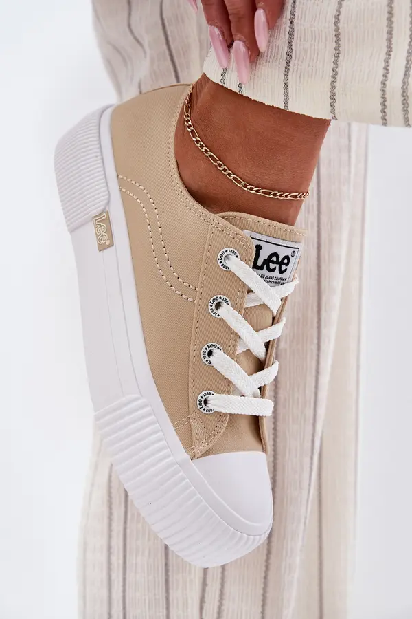 Lee Women's Platform Sneakers Beige LEE ISLA C WOMEN LOW