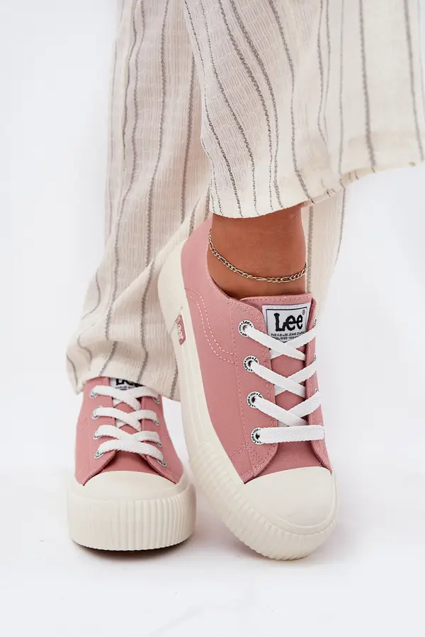 Lee Womens Platform Sneakers Pink LEE ISLA C WOMEN LOW