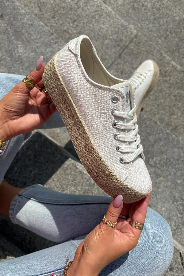 Lee Cooper Womens Platform Sneakers With Weaving Lee Cooper