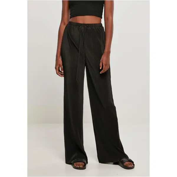 Urban Classics Women's Plisse pants black