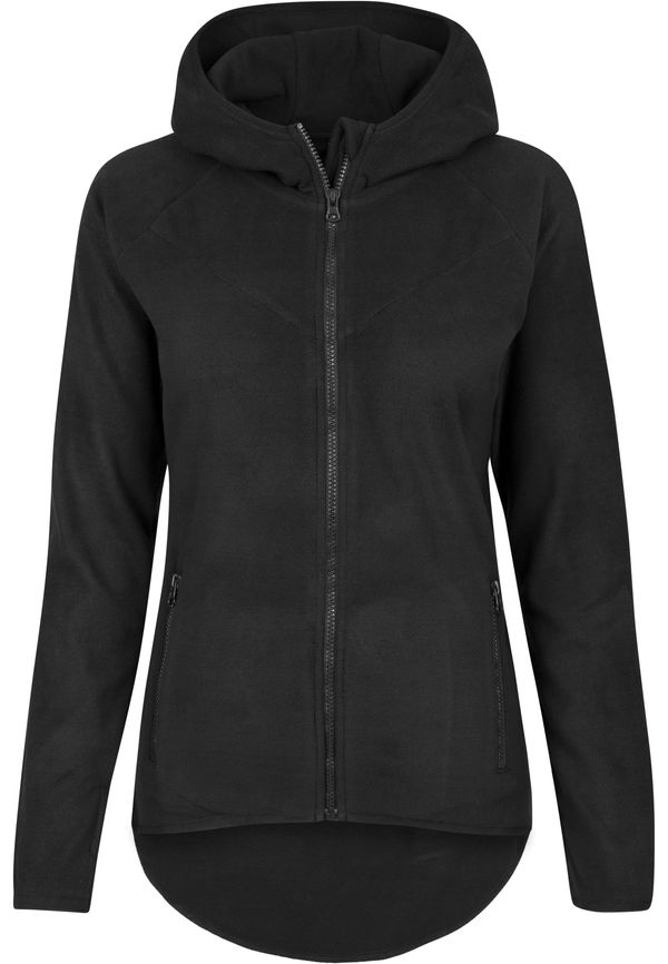 UC Ladies Women's Polar Fleece Zip-Up Hoodie in Black