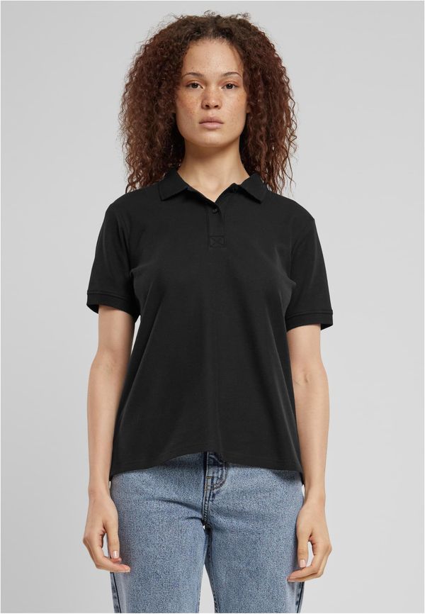 Urban Classics Women's polo shirt black