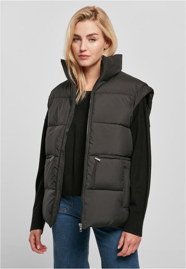 UC Ladies Women's Puffer Puffer Vest in Black