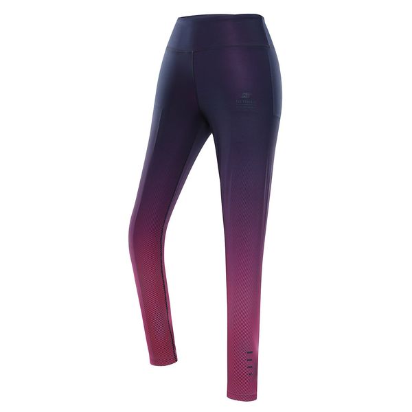 ALPINE PRO Women's quick-drying leggings ALPINE PRO ARELA pink