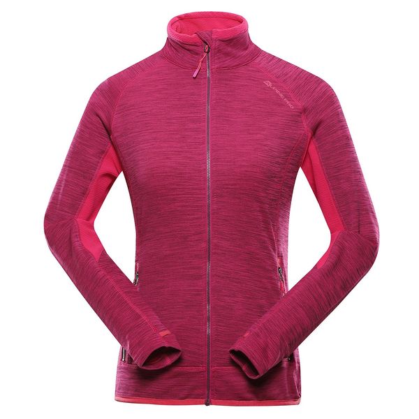 ALPINE PRO Women's quick-drying sweatshirt ALPINE PRO ONNECA holyhock