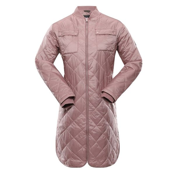 NAX Women's quilted coat nax NAX LOZERA pale mauve