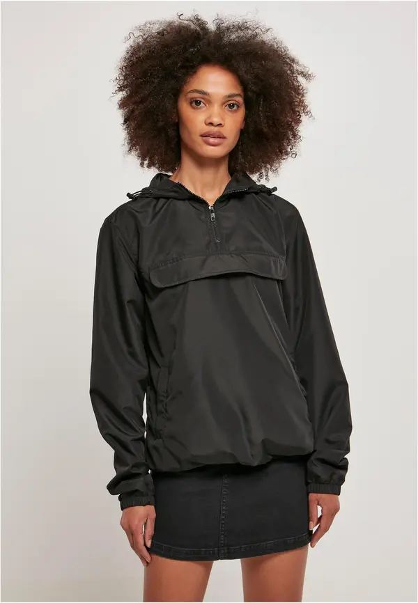 Urban Classics Women's Recycled Basic Tug Jacket Black