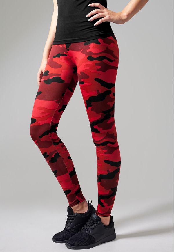 UC Ladies Women's red camo leggings