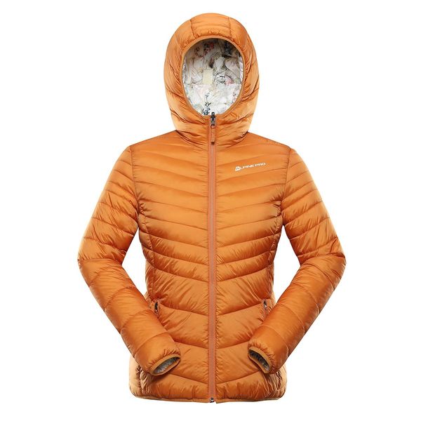 ALPINE PRO Women's reversible jacket hi-therm ALPINE PRO EROMA golden oak variant pc