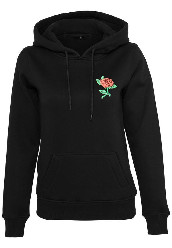 MT Ladies Women's Rose Hoody Black