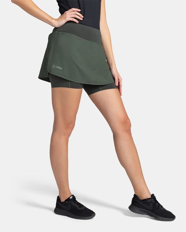 Kilpi Women's running skirt KILPI TITICACA-W Dark green