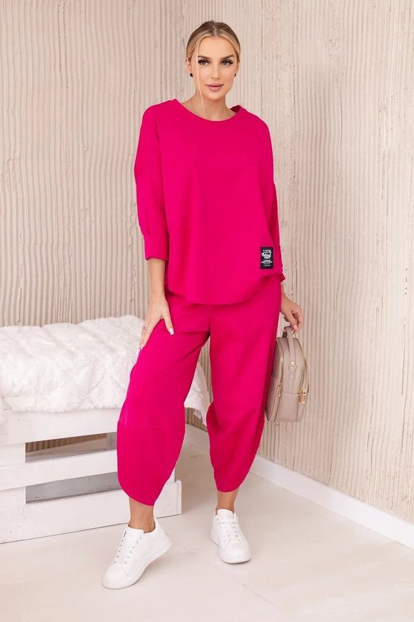 Kesi Women's set sweatshirt + pants Punto - fuchsia