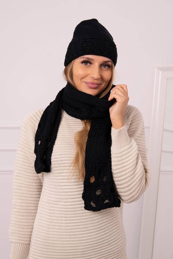 Kesi Women's set with scarf Julita K382 black