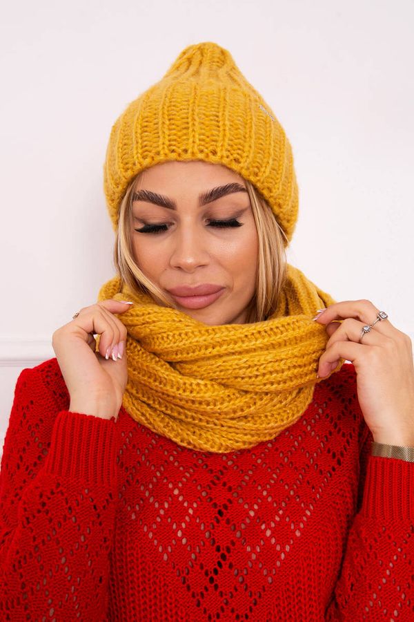 Kesi Women's set with strong ribs P100 yellow