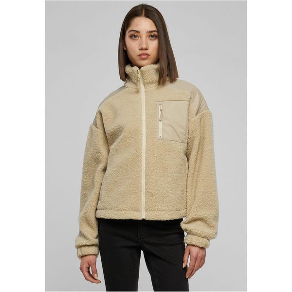 Urban Classics Women's Sherpa Mix Wet Sand Jacket