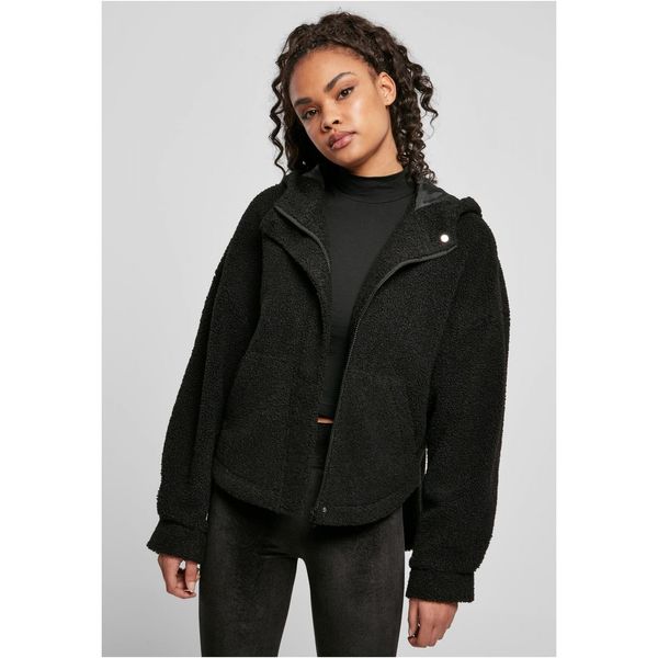 Urban Classics Women's Sherpa short jacket black