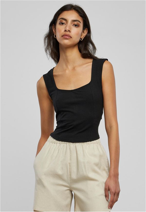 Urban Classics Women's Short Corsage Top Black