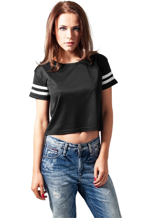 UC Ladies Women's short mesh t-shirt blk/wht