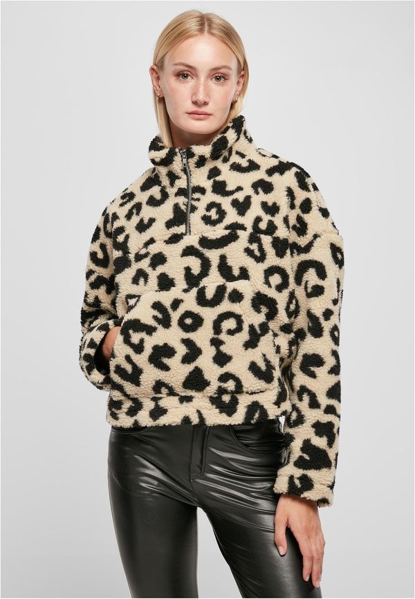 Urban Classics Women's short sandleo AOP Sherpa Troyer