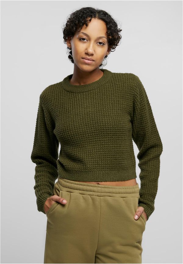 Urban Classics Women's short sweater UC - olive