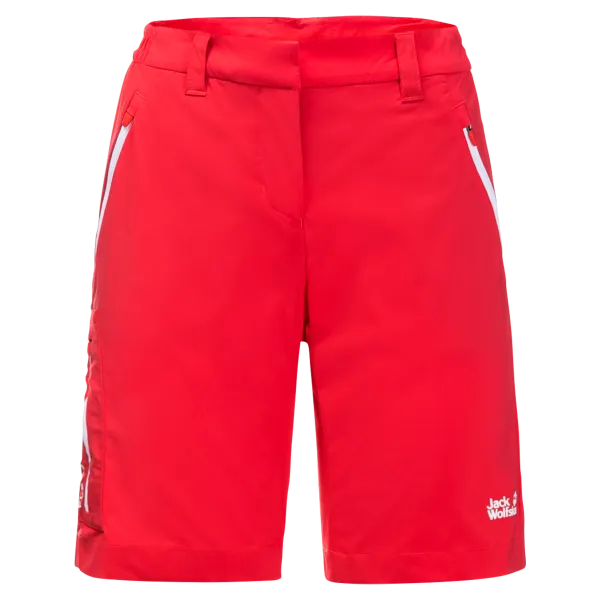 Jack Wolfskin Women's Shorts Jack Wolfskin Overland Shorts Tulip Red