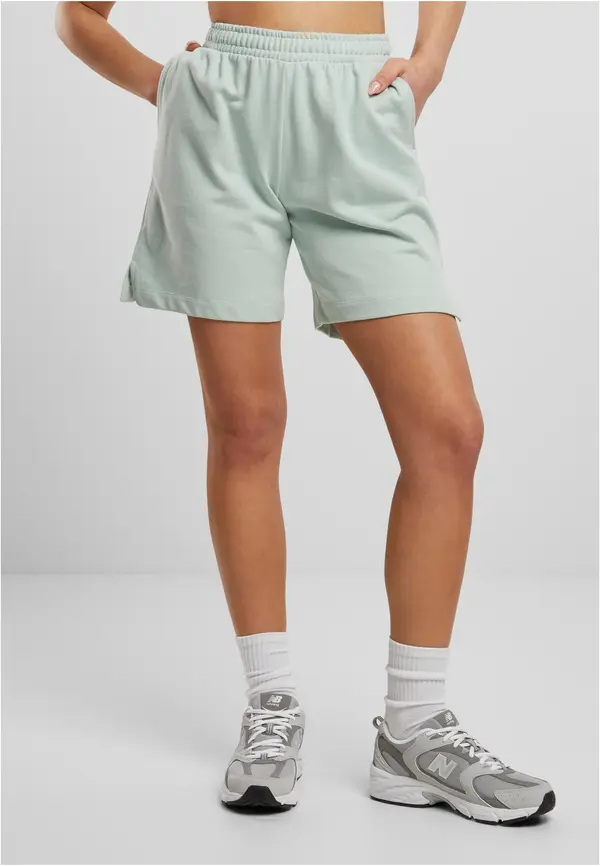 Urban Classics Women's shorts Organic Terry mint