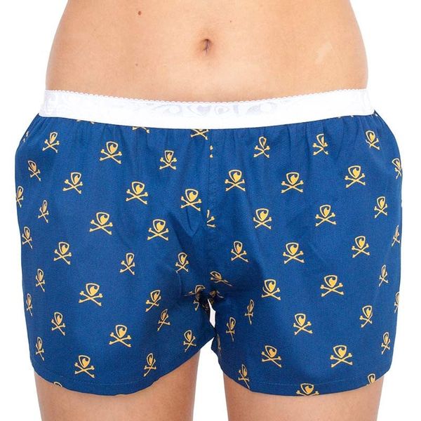 REPRESENT Women's shorts Represent small bones blue