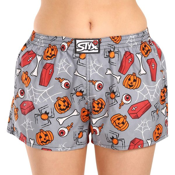 STYX Women's shorts Styx art classic rubber Halloween coffins