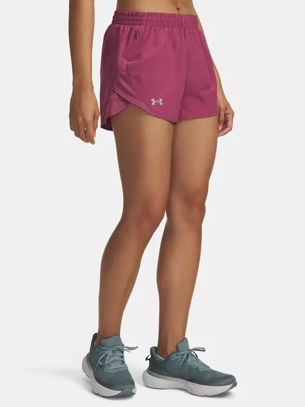 Under Armour Women's shorts Under Armour UA Fly By 3'' Shorts-RED - Women's