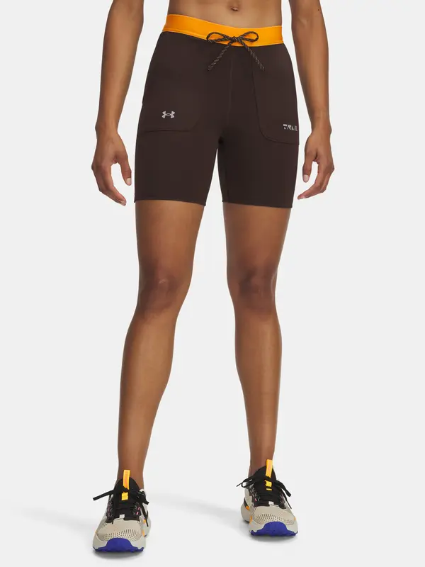 Under Armour Women's shorts Under Armour UA Trail Run Fitted Short-BRN - Women's