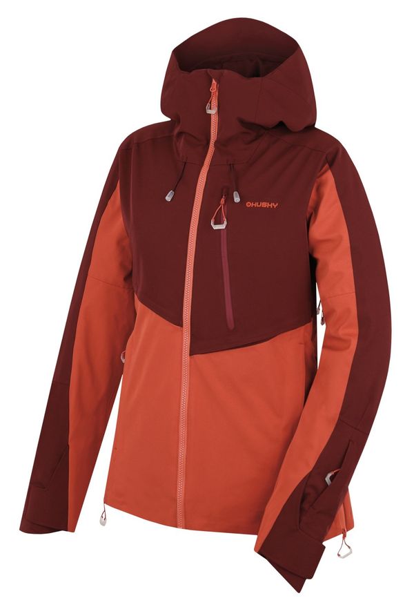 HUSKY Women's ski jacket HUSKY Mistral L burgundy/fd. Red