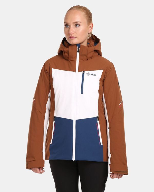 Kilpi Women's ski jacket Kilpi VALERA-W Brown