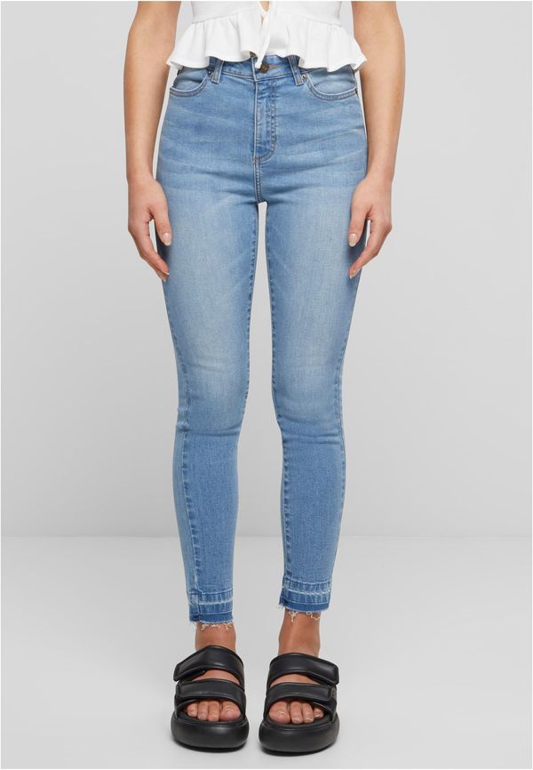 Urban Classics Women's Skinny Fit Jeans Light Blue